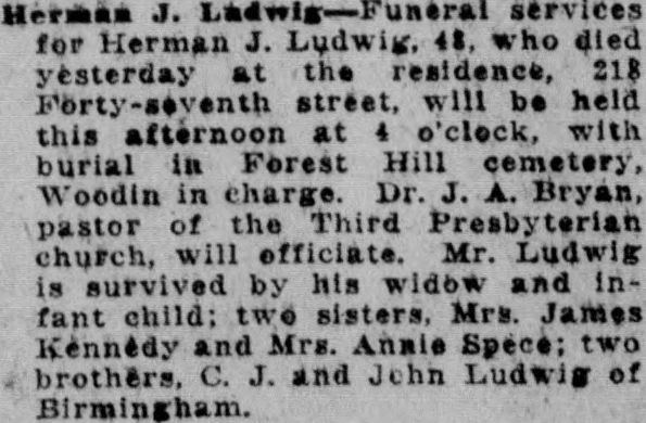 Herman J. Ludwig obituary